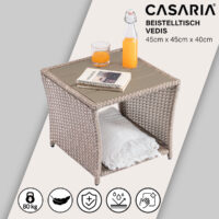 de_109510d_02.jpg Masă laterală din poliratan Vedis crem 45x45x40cm
