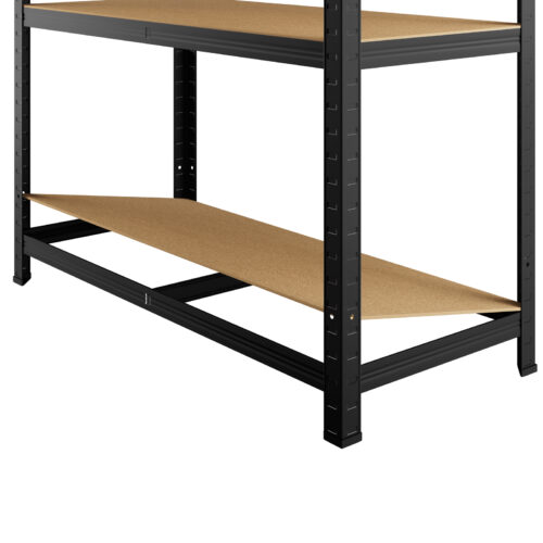 de_109547d_6.jpg Rafturi rezistente, negre, 180x90x40cm, vopsite în câmp electrostatic, 875 kg