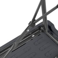 Set de 2 bănci pentru bere, plastic antracit, 180 cm