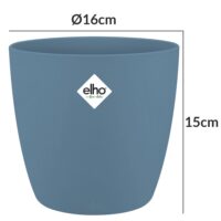 Ghiveci de flori albastru Bruxelles 16x15cm 2.2L