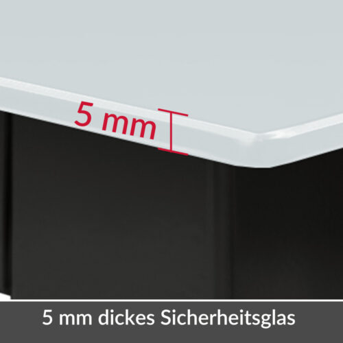Set de scaune de grădină Bern, 9 piese, pentru 8 persoane, antracit, aluminiu, sticlă mată