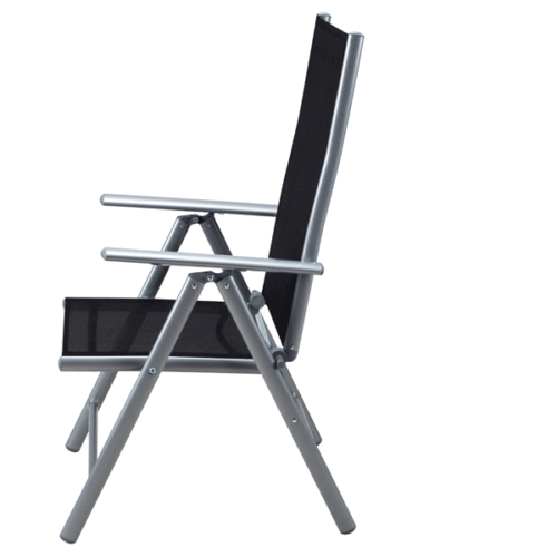 Mobilier de grădină Bern, 5 piese, argintiu, aluminiu, sticlă mată