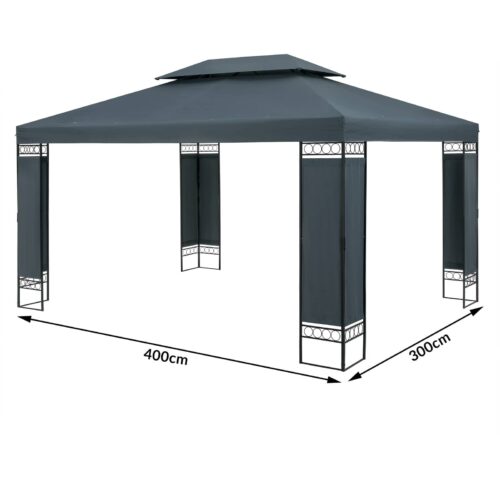 de_994668d_1.jpg Elda Pavilion Antracit XXL 3x4m Protecție UV 50+