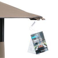 Pavilion Topaz Taupe 3x4m Protecție UV 50+