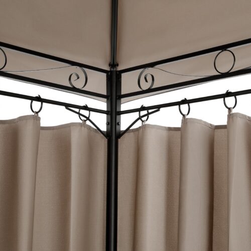 Pavilion Topaz Taupe 3x4m Protecție UV 50+