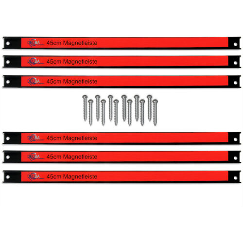 Set de 6 benzi magnetice, 45 cm, inclusiv accesorii de montare