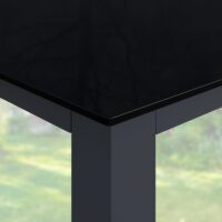 Masă de grădină Bern, aluminiu antracit, 150x90x75cm