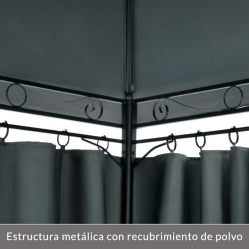 es_994678a_4.jpg Pavilion Topas Antracit 3x4m Protecție UV 50+