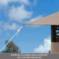 Pavilion Topaz Taupe 3x4m Protecție UV 50+