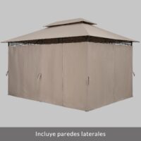 Pavilion Topaz Taupe 3x4m Protecție UV 50+