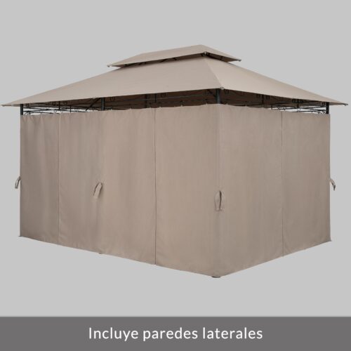 Pavilion Topaz Taupe 3x4m Protecție UV 50+