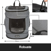 fr_106911a_5.jpg Rucsac pentru pisici gri 41x30x34cm