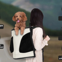 fr_108896a_2.jpg Rucsac Pisică Bej 41x30x34cm