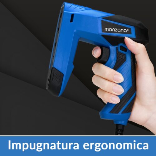 it_102955a_5.jpg Aparat de capsat/Capsator electric, albastru/negru, inclusiv 400 de capse