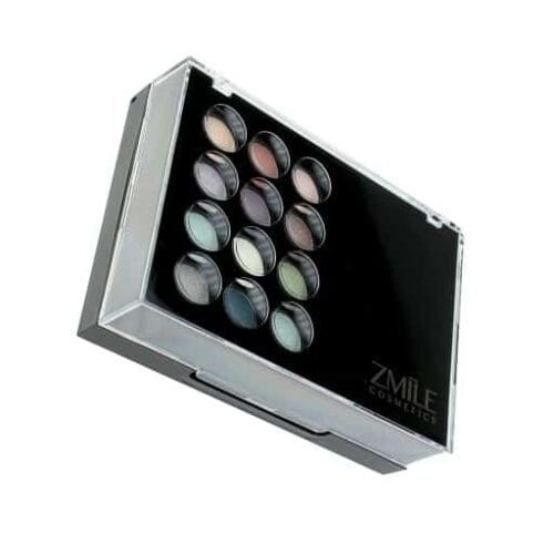 Paleta machiaj "All You Need To Go" Vegan, 24 fard ochi, 6 lipGloss, 8 blush, pudra, mascara, Zmile Cosmetics