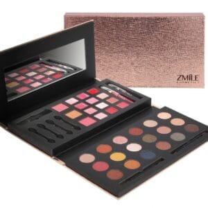 Trusa de machiaj "Glam to go", Zmile Cosmetics, 33 nuante