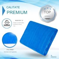 Rulou folie PVC armată albastră, calitate premium
