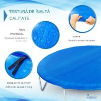 Prelată albastră impermeabilă pentru trambulină