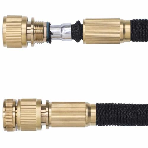 Furtun de udat Premium, extensibil pana la 30 m, flexibil, 10 functii, suport de perete cu accesorii incluse