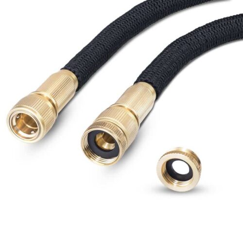 Furtun de udat Premium, extensibil pana la 30 m, flexibil, 10 functii, suport de perete cu accesorii incluse