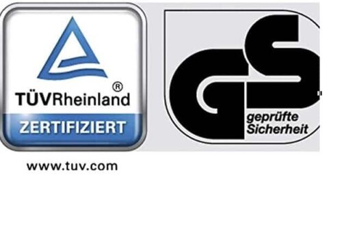 Sigle certificare TÜV Rheinland și GS