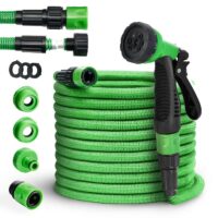 Furtun de udat TILLVEX, extensibil pana la 22,5 m, flexibil, duza multifunctionala in 9 trepte cu accesorii incluse