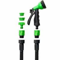 Furtun de udat Premium, extensibil pana la 7,5 m, flexibil, 9 trepte, accesorii incluse