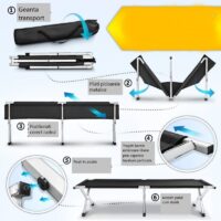 Instrucțiuni montaj pat pliant de camping