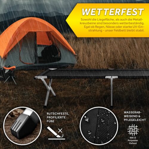 Pat pliant camping rezistent la ploaie